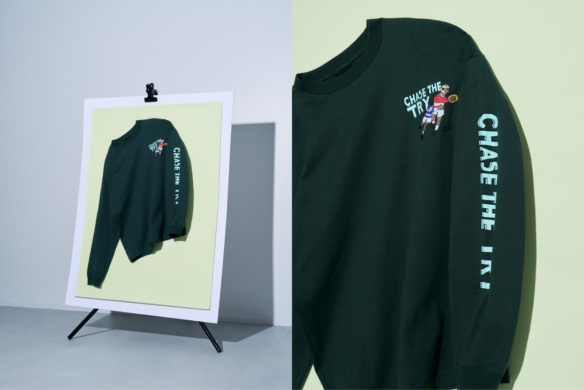 L/S TEE CHASE THE TRY