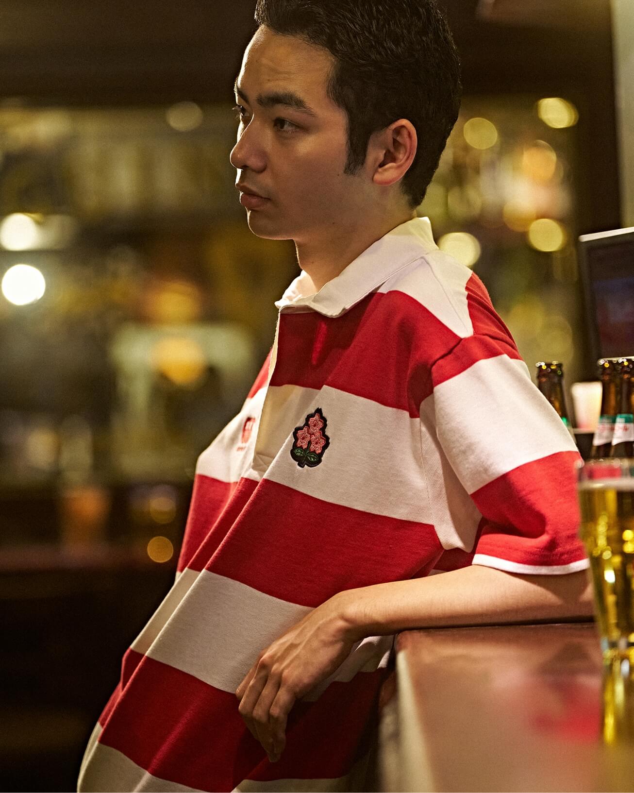JAPAN S/S ENG TYPE RUGBY JERSEY