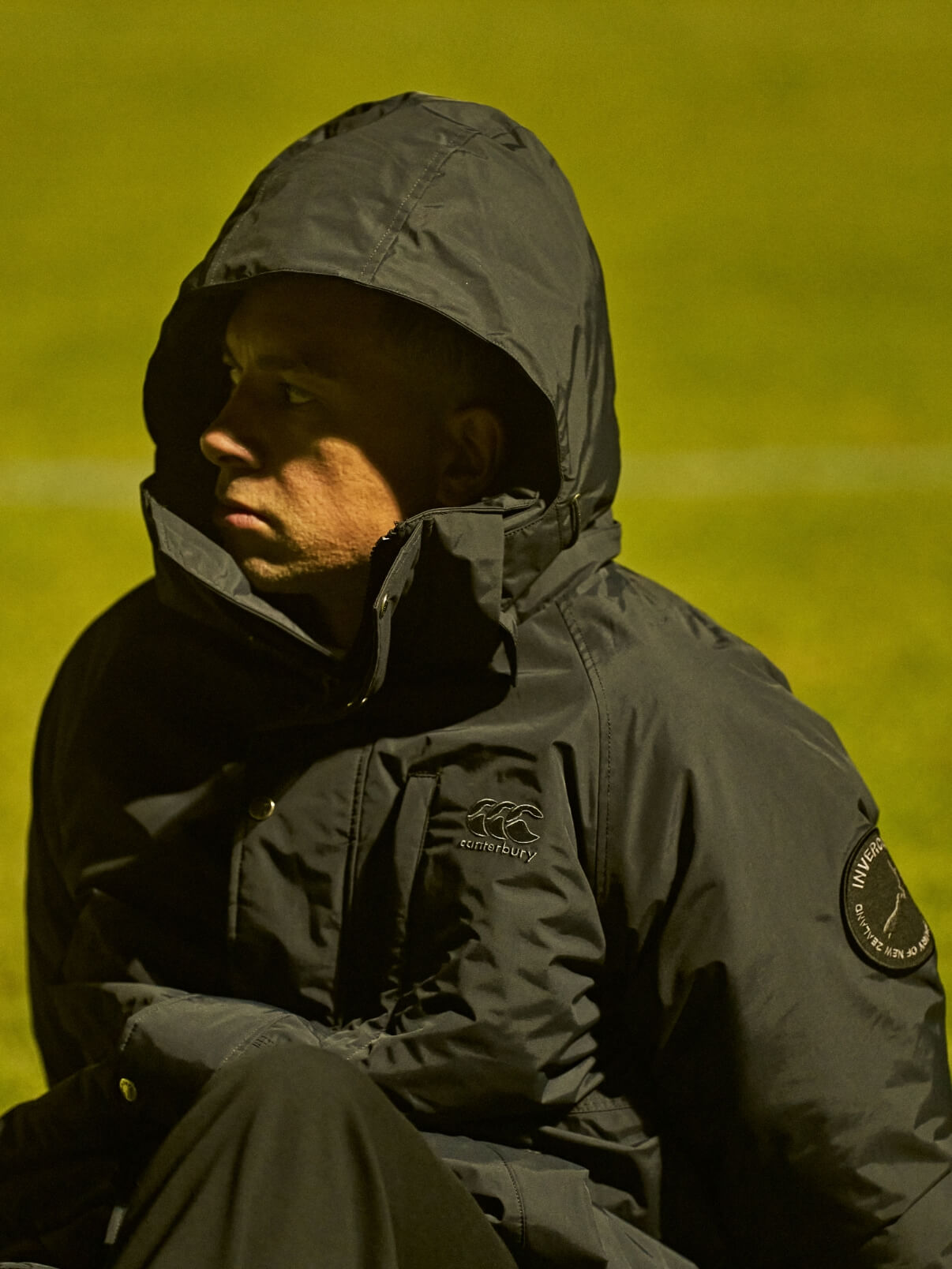 INVERCARGILL DOWN MIDDLE COAT,HEAVY SWEAT SHIRT,RUGGER PANTS