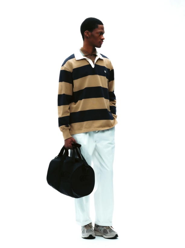 4INCH STRIPE RUGBY JERSEY,CHINO PANTS,SPECTATOR DUFFEL BAG M