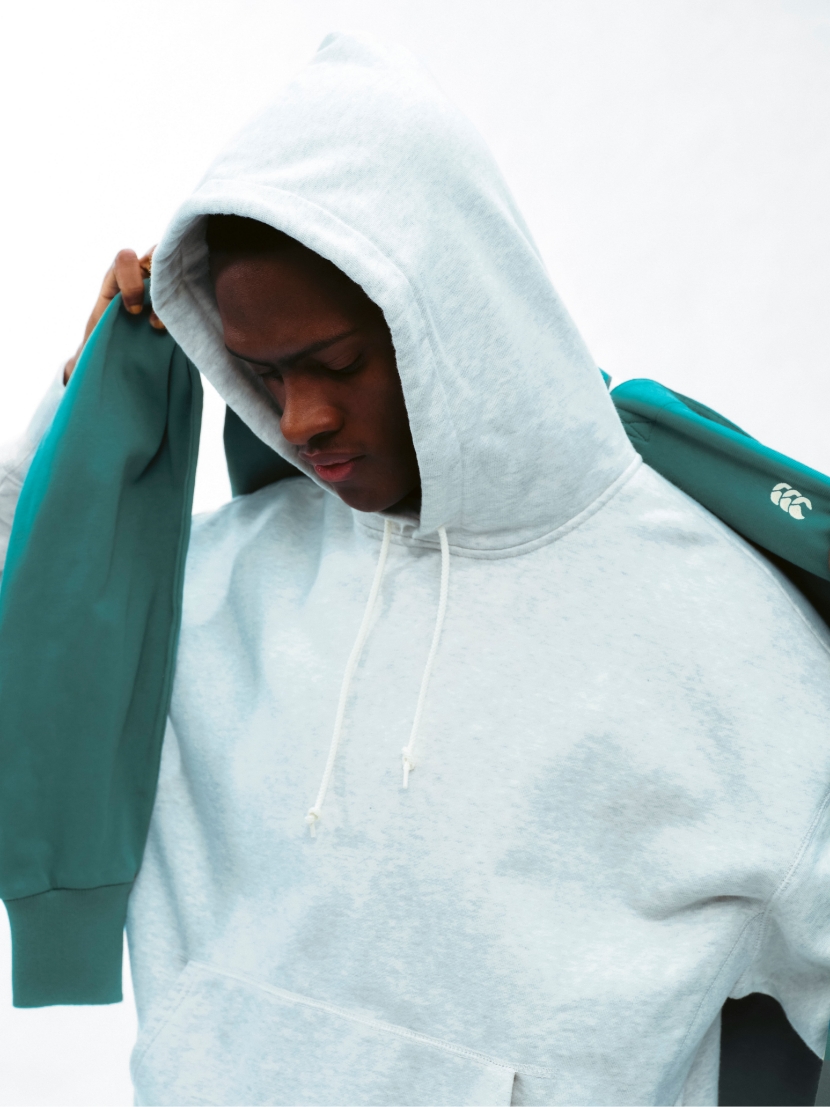 SOLID COLOR RUGBY JERSEY,HEAVY SWEAT PARKA