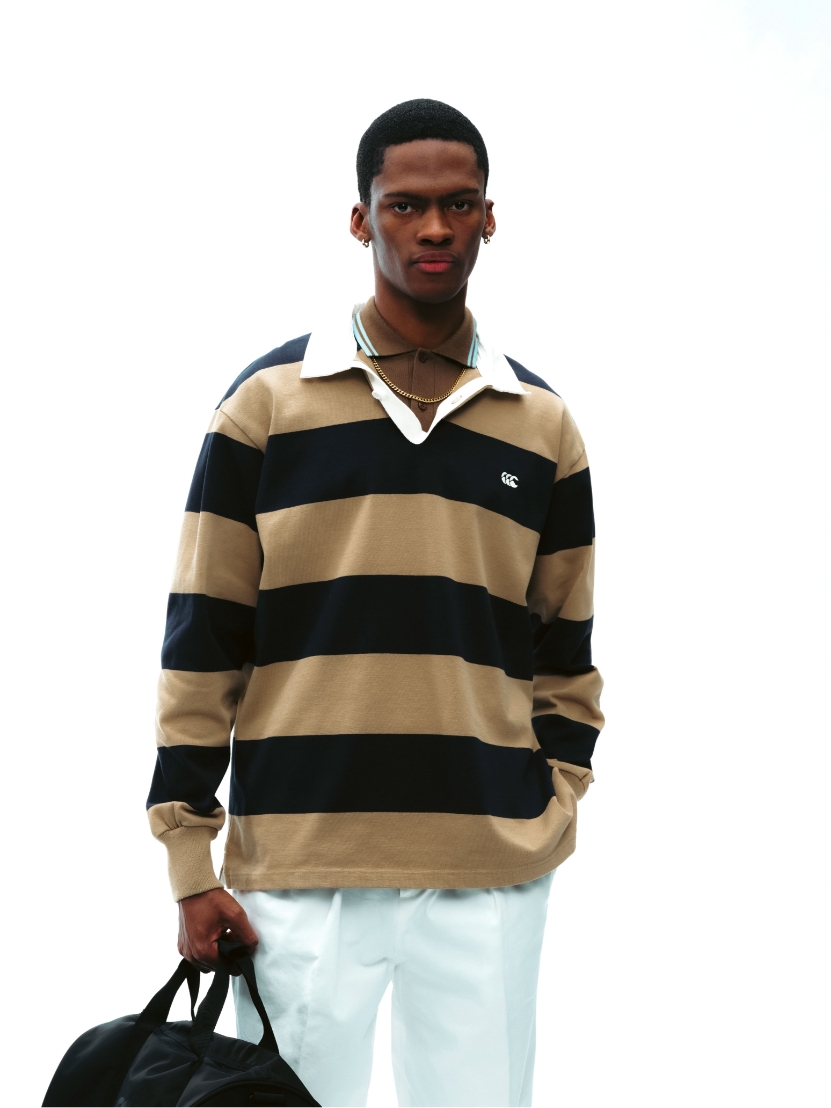 4INCH STRIPE RUGBY JERSEY,CHINO PANTS,SPECTATOR DUFFEL BAG M