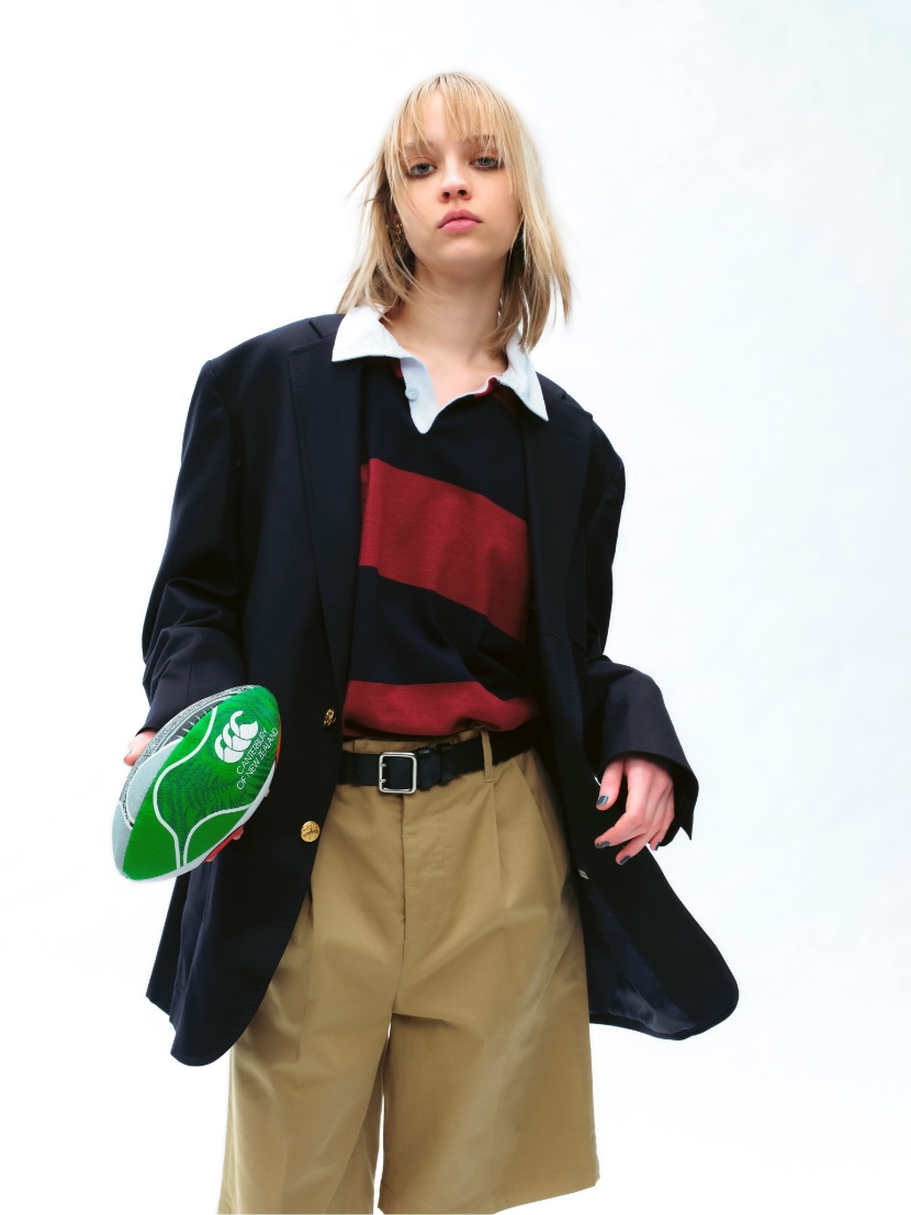 New Zealand RUGBY JERSEY,CHINO LONG SHORTS,Brooks Brothers × canterbury BLAZER
