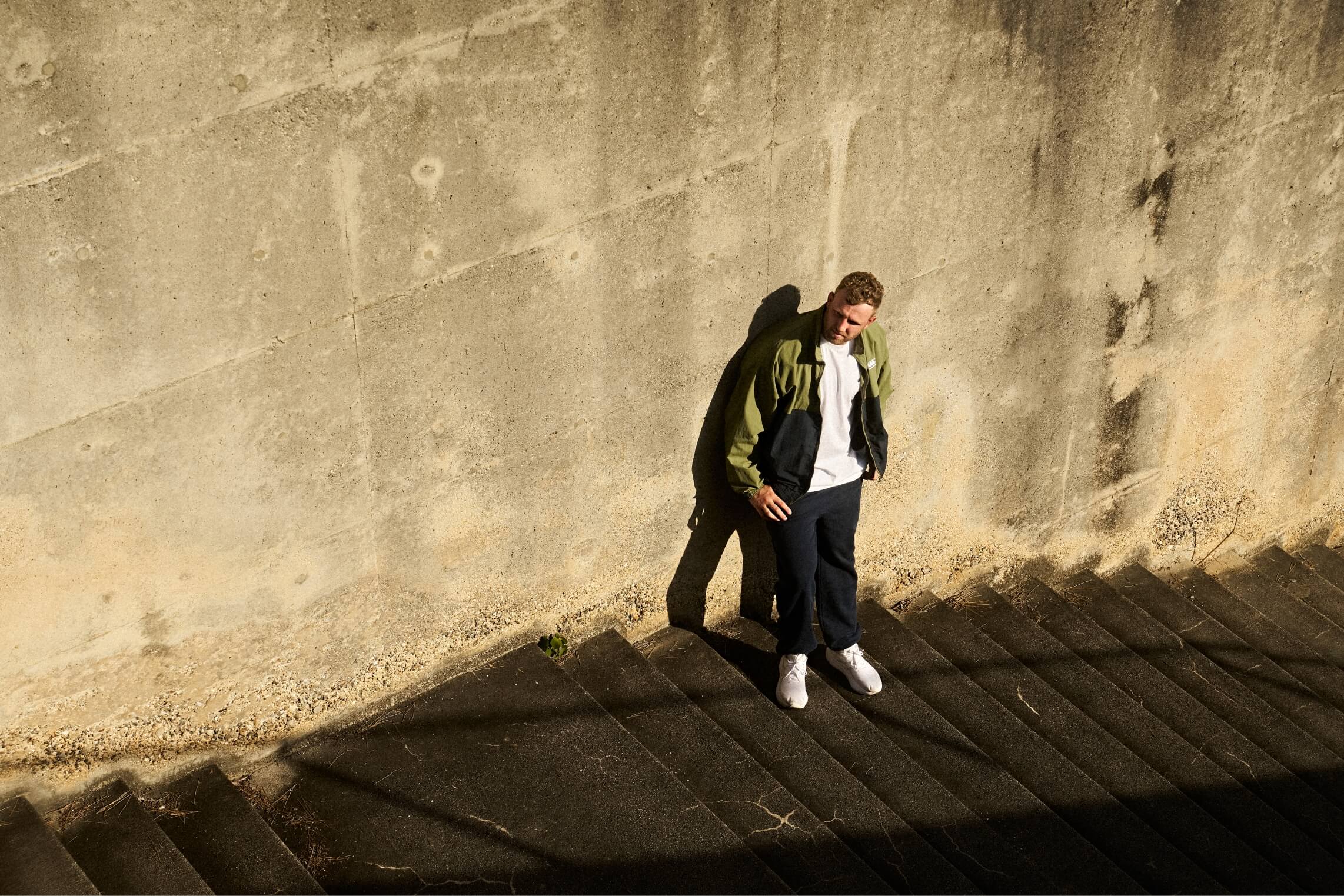 JACKET FIELD JACKET,TOPS L/S HEAVY CREW TEE,BOTTOMS HEAVY SWEAT PANTS