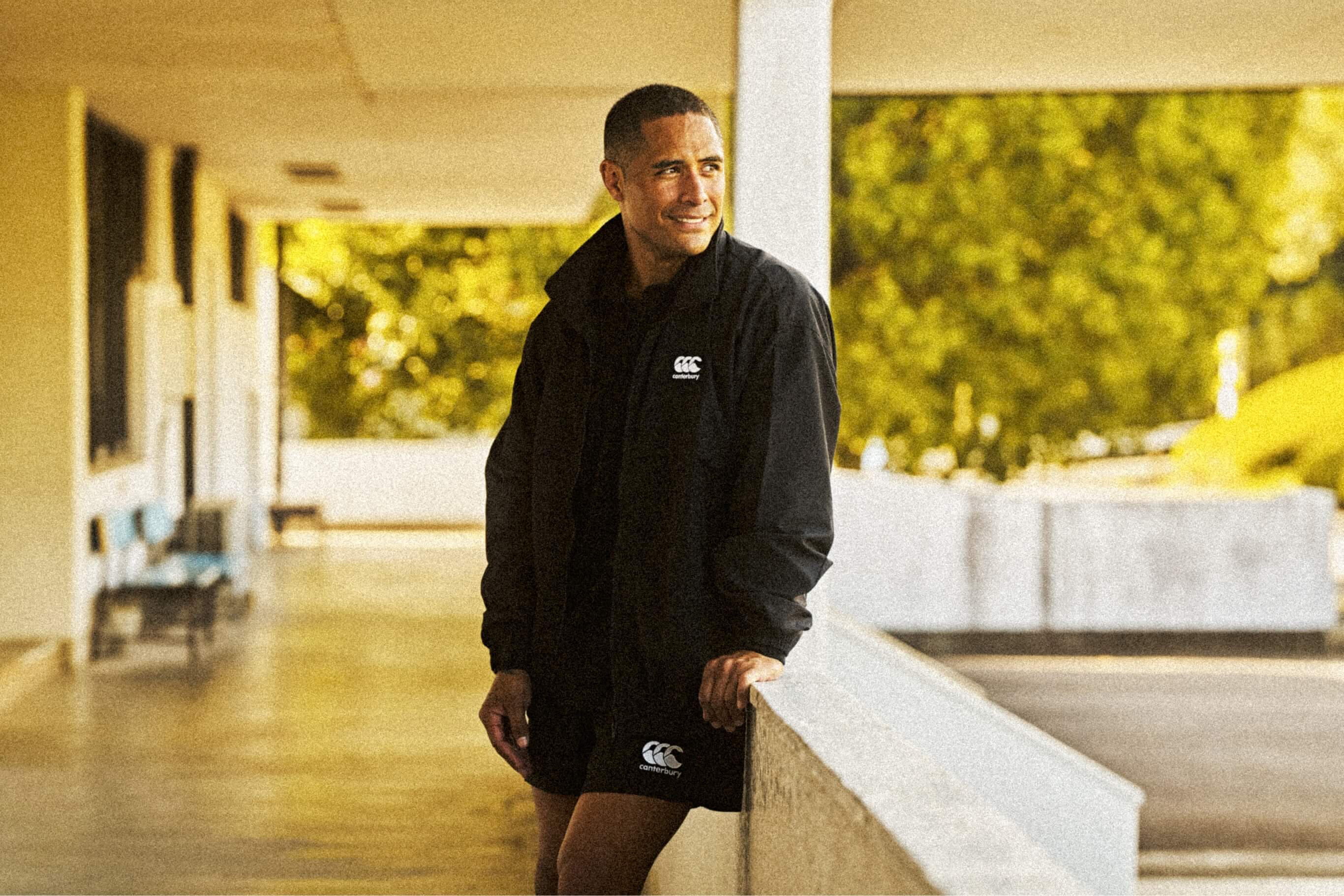 JACKET FIELD JACKET,TOPS SOLID COLOR RUGBY JERSEY,BOTTOMS RUGBY SHORTS[LONG]
