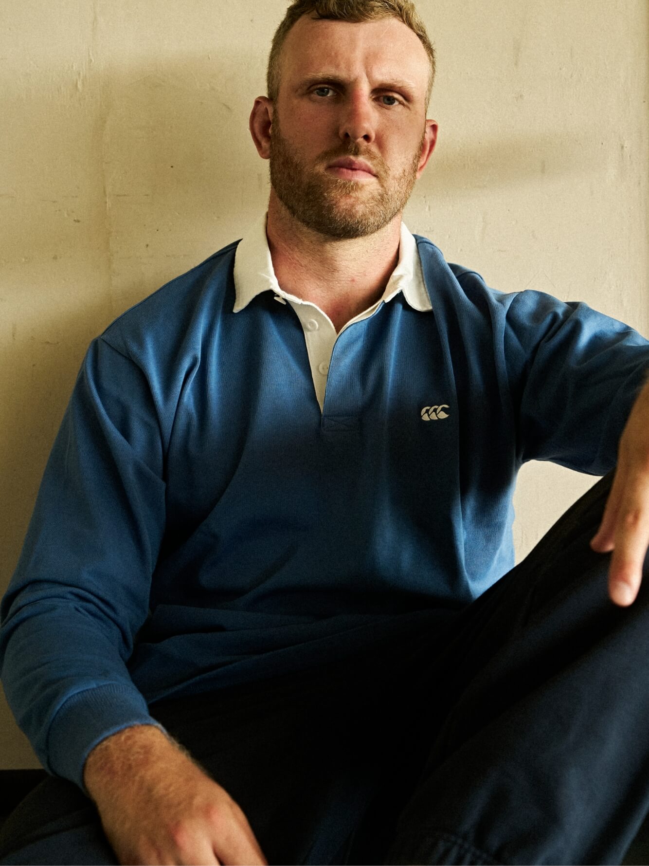 SOLID COLOR RUGBY JERSEY