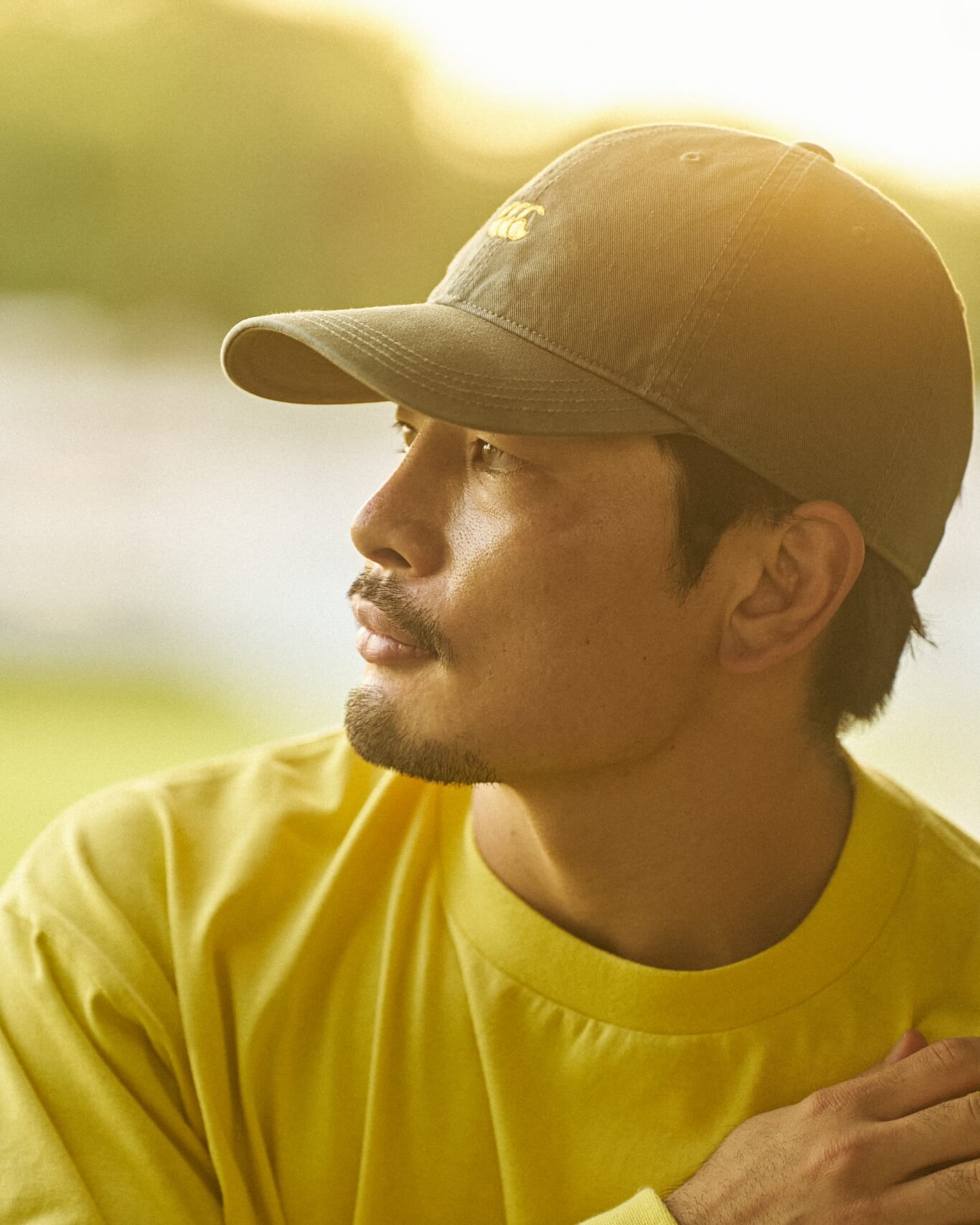 L/S TEE PATTERN LOGO,CHINO PANTS,STANDARD WASHED CAP