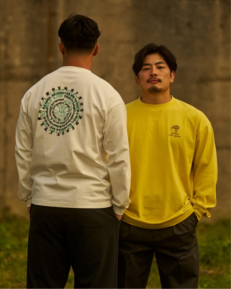 L/S TEE PATTERN LOGO,CHINO PANTS,STANDARD WASHED CAP