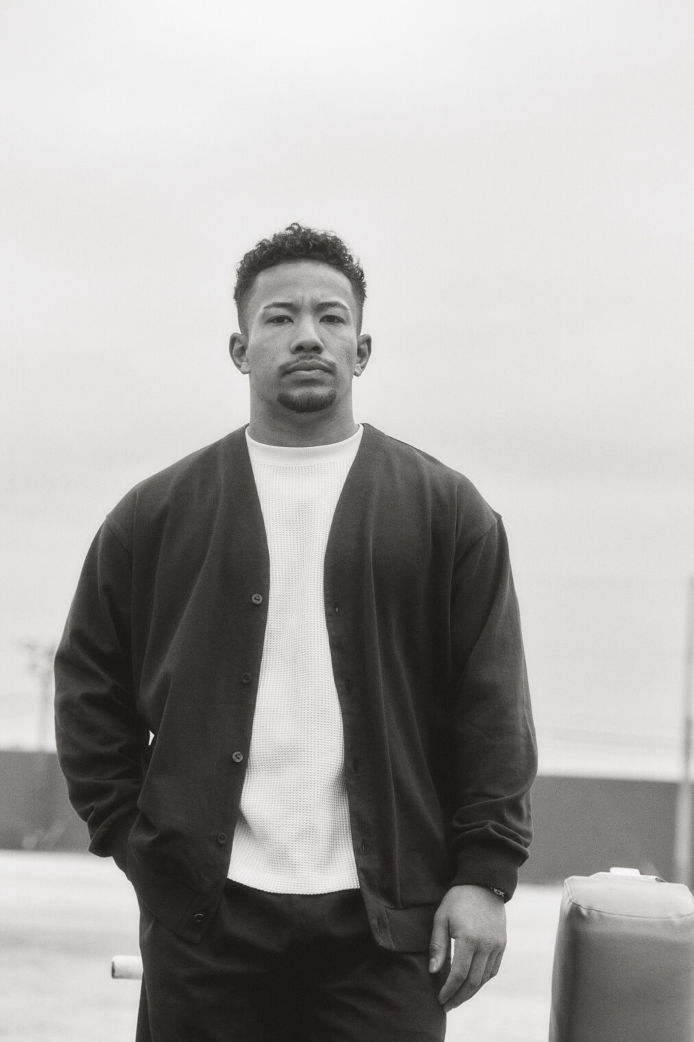 RUGBY JERSEY CARDIGAN,RUGGER PANTS