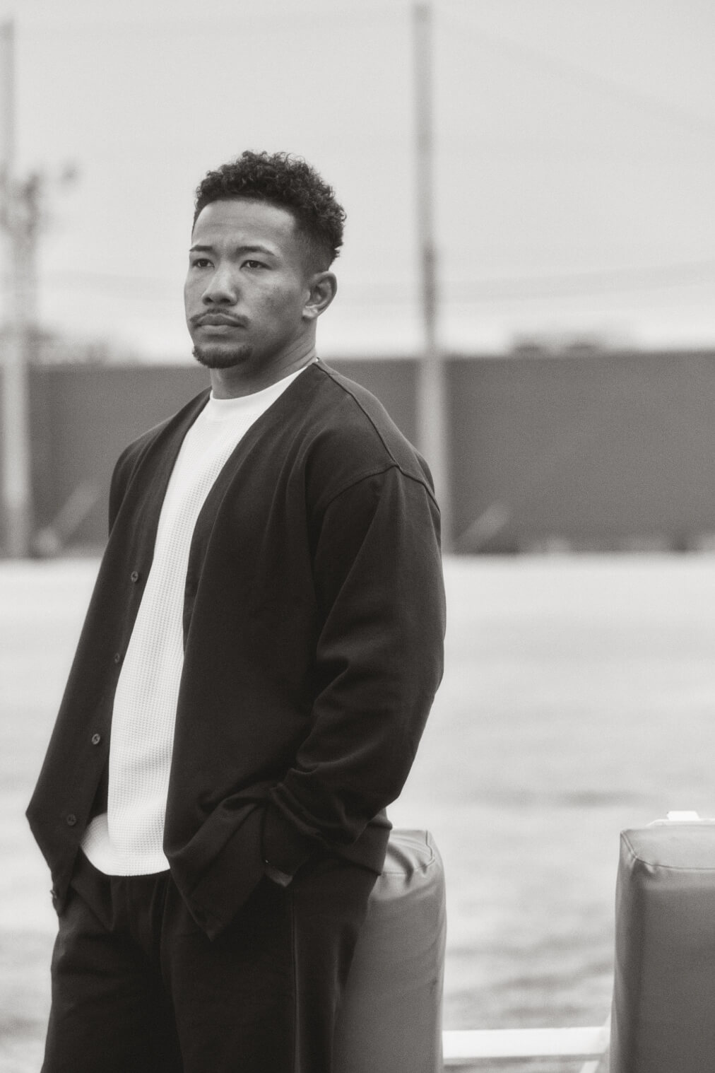 RUGBY JERSEY CARDIGAN,RUGGER PANTS