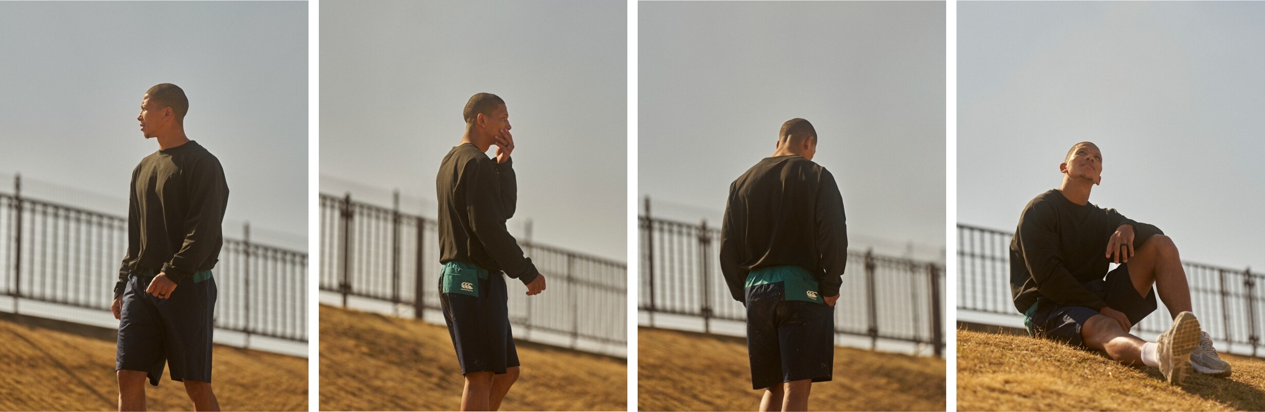 L/S HEAT SHIELD TEE・DUAL SHORTS