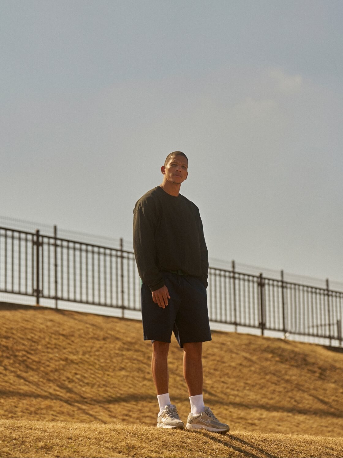 L/S HEAT SHIELD TEE・DUAL SHORTS