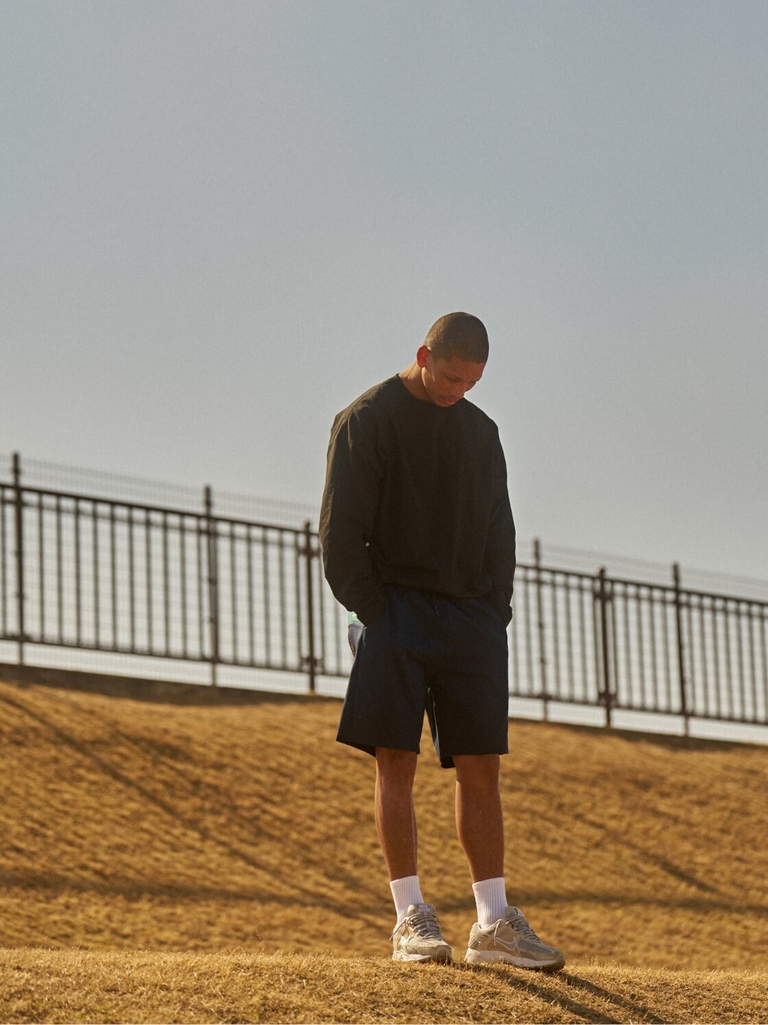 L/S HEAT SHIELD TEE・DUAL SHORTS