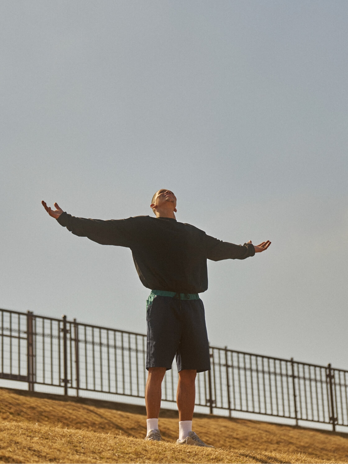 L/S HEAT SHIELD TEE・DUAL SHORTS