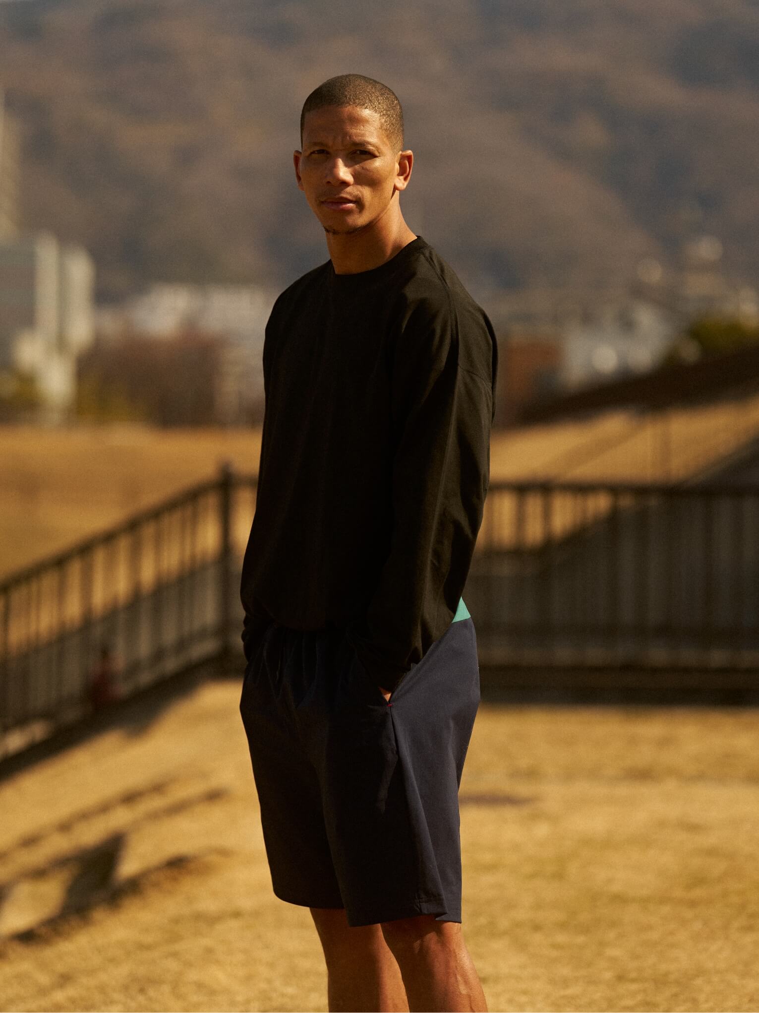 L/S HEAT SHIELD TEE・DUAL SHORTS