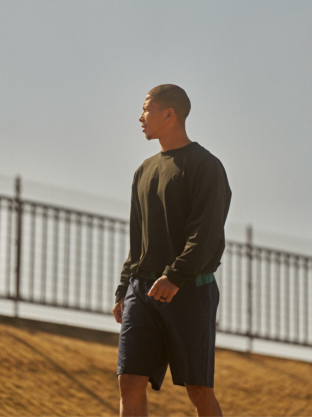 L/S HEAT SHIELD TEE・DUAL SHORTS