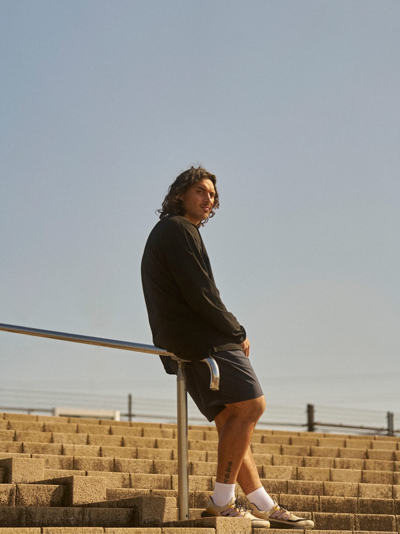 L/S HEAT SHIELD TEE・FIELD SHORTS