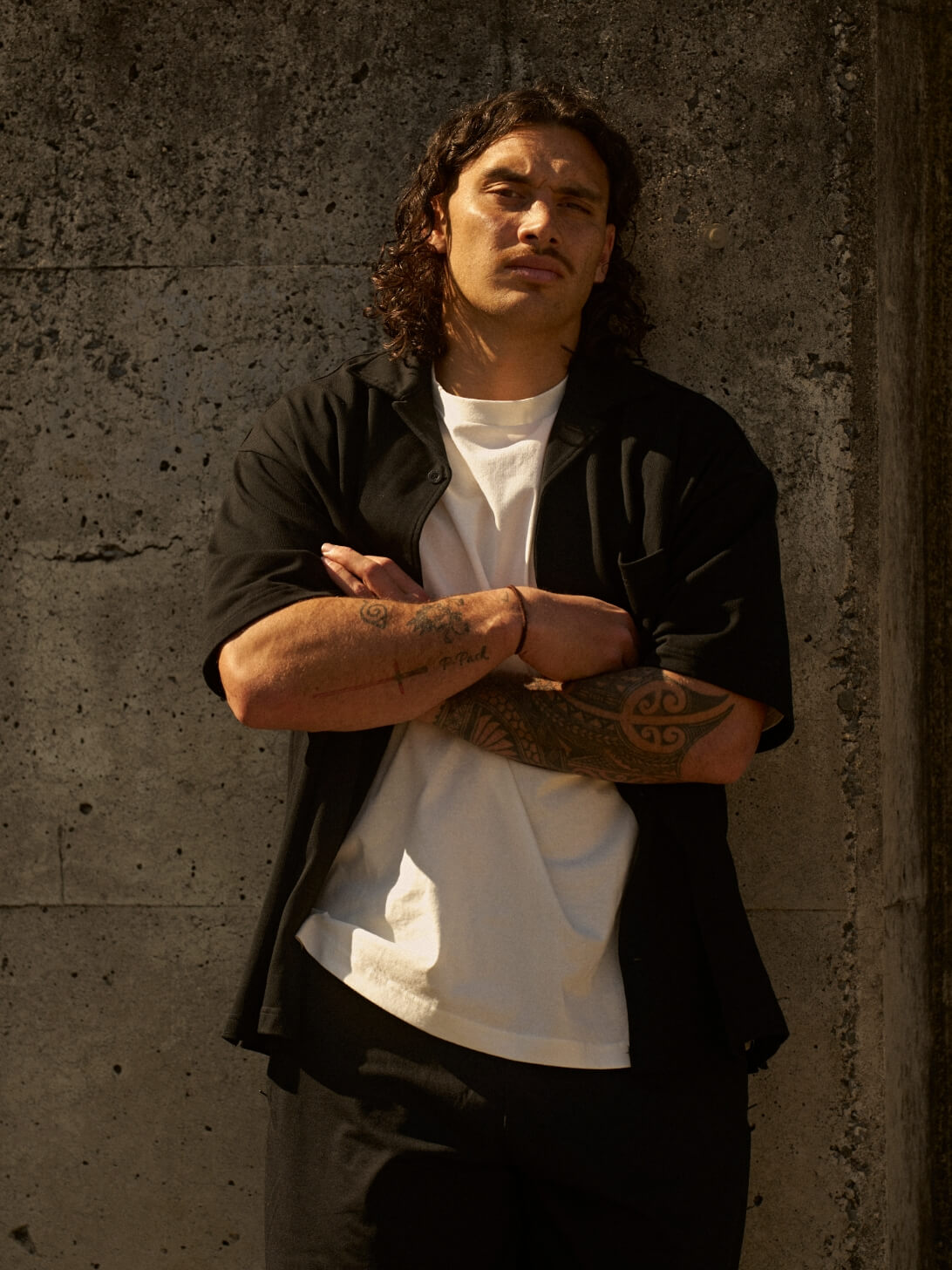 RUGBY JERSEY OPEN COLLAR SHIRT・S/S TEE HAKA WAR CRY・FIELD SHORTS