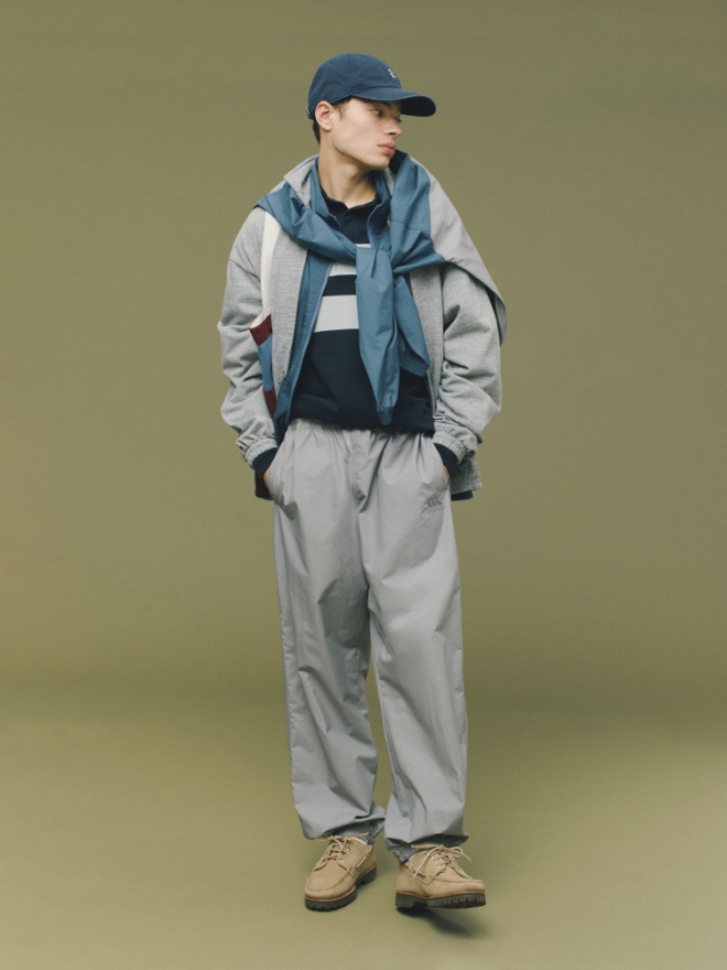 L/S ENG TYPE RUGBY JERSEY,FIELD ZIP HOODY,FIELD JACKET,RUGBY JERSEY TRACK JACKET,FIELD PANTS,STANDARD WASHED ICON CAP,RUGBY JERSEY TOTE BAG