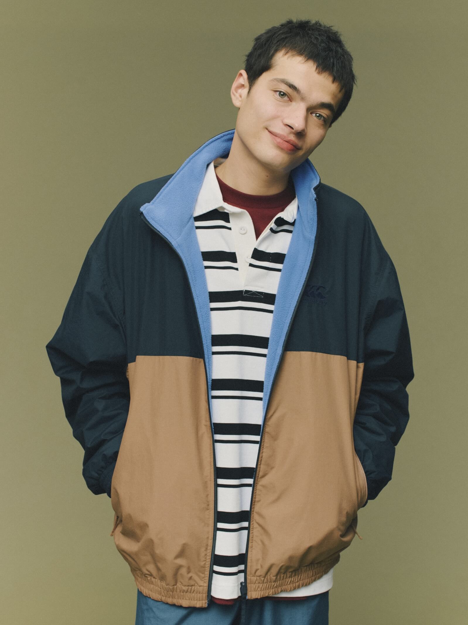 REVERSIBLE FIELD JACKET,L/S ENG TYPE RUGBY JERSEY,L/S TEE HAKA WAR CRY,FIELD PANTS