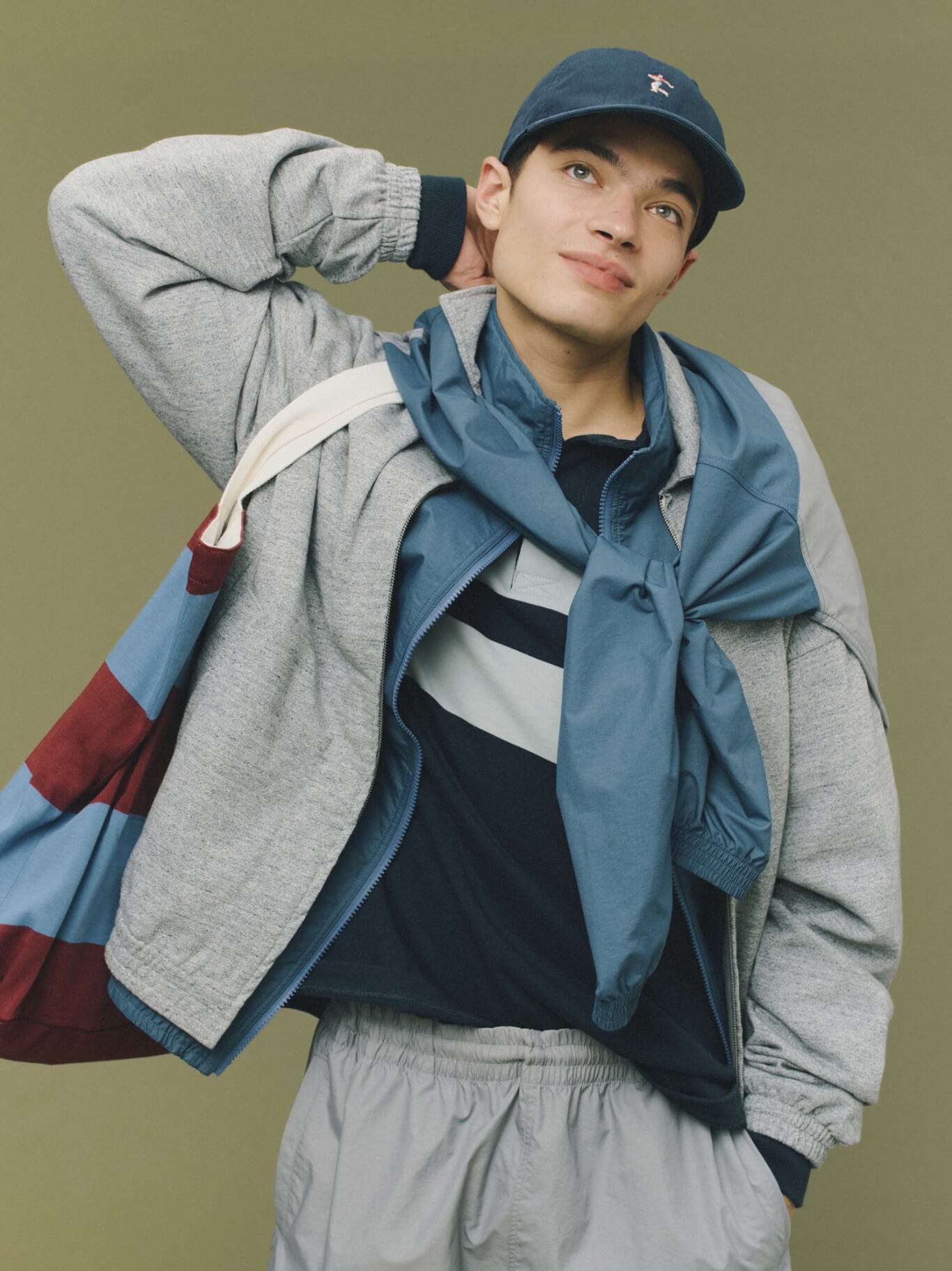 L/S ENG TYPE RUGBY JERSEY,FIELD ZIP HOODY,FIELD JACKET,RUGBY JERSEY TRACK JACKET,FIELD PANTS,STANDARD WASHED ICON CAP,RUGBY JERSEY TOTE BAG