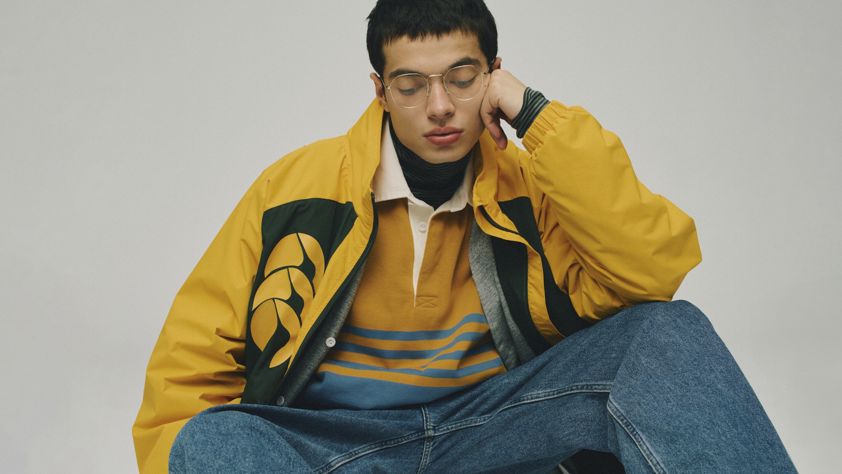 CANTERBURY WIND JACKET,RUGBY JERSEY CARDIGAN,L/S ENG TYPE RUGBY JERSEY