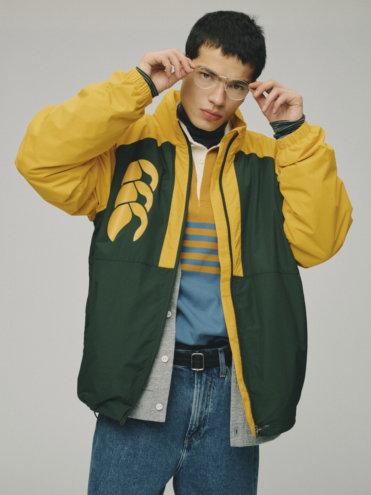 CANTERBURY WIND JACKET,RUGBY JERSEY CARDIGAN,L/S ENG TYPE RUGBY JERSEY