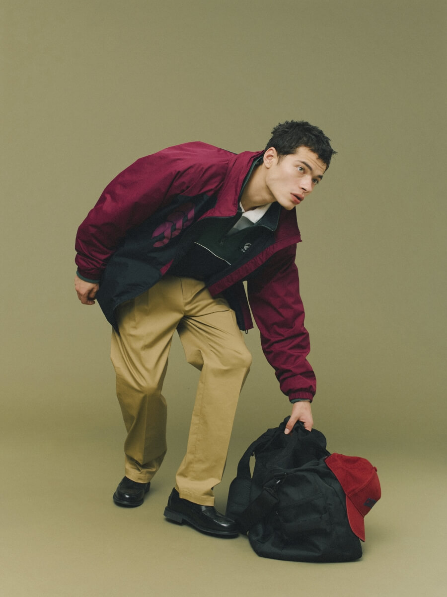 CANTERBURY WIND JACKET,FLEXWARM HALF ZIP SWEAT,L/S NZ TYPE RUGBY JERSEY,CHINO PANTS,CLASSIC LOGO CAP,SPORTS BAG