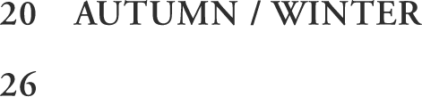 2026 AUTUMN / WINTER