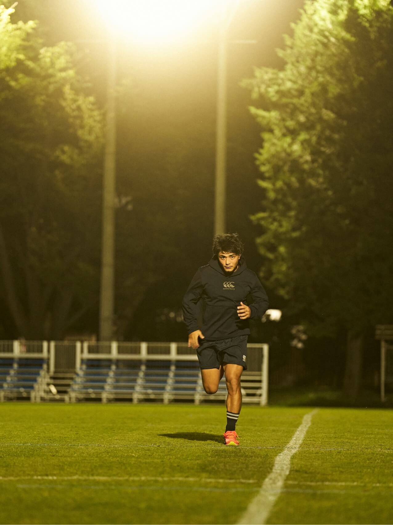 JACKET DUAL WARM HOODY,TOPS L/S MULTI ACTIVE TEE,BOTTOMS RUGBY SHORTS[LONG]