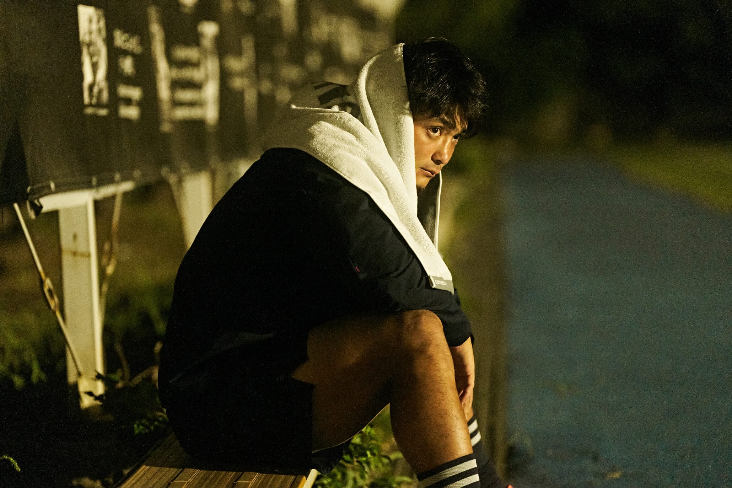 JACKET DUAL WARM HOODY,TOPS L/S MULTI ACTIVE TEE,BOTTOMS RUGBY SHORTS[LONG]