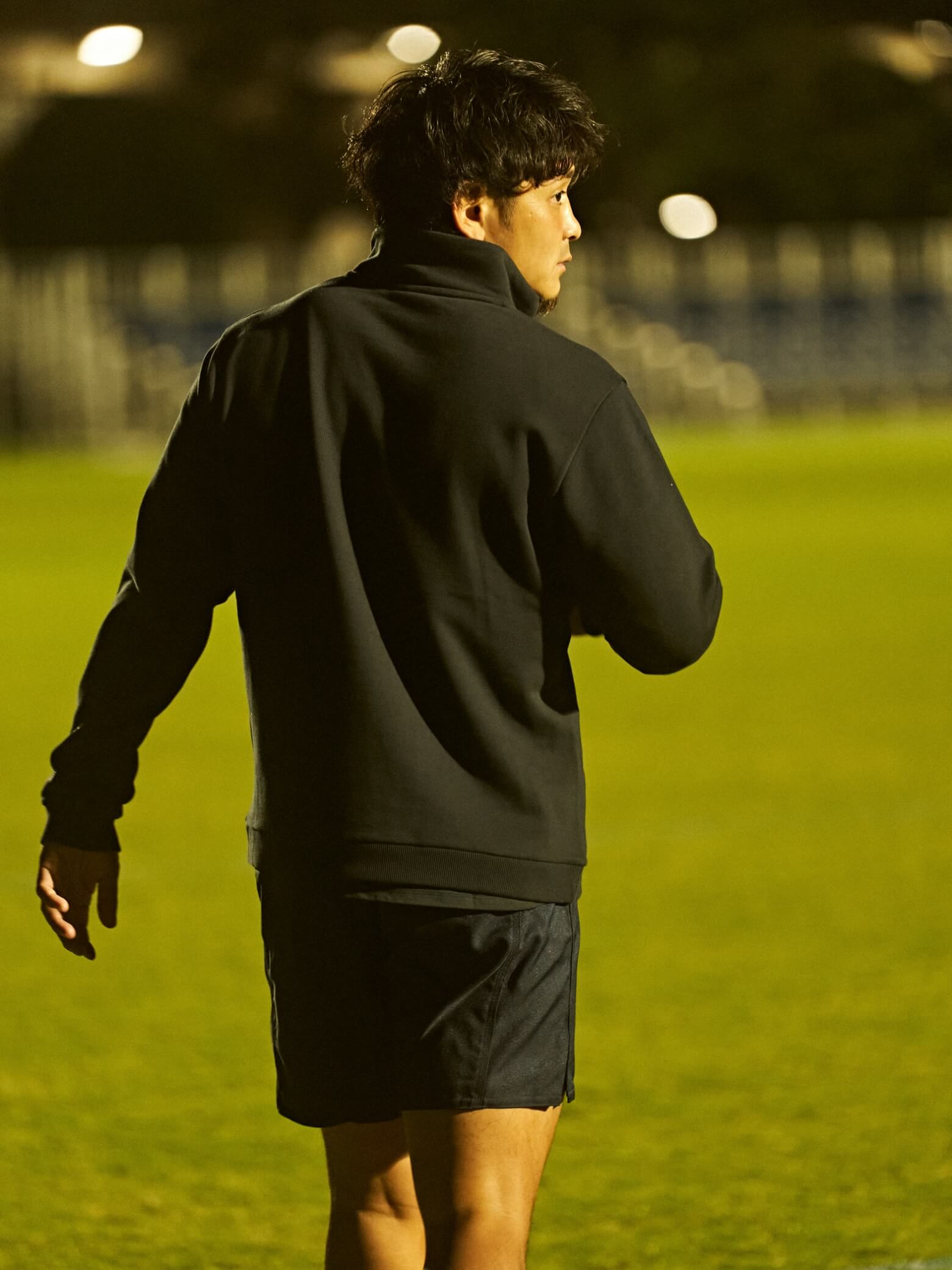 TOPS FLEXWARM HALF ZIP SWEAT,BOTTOMS RUGBY SHORTS[LONG]