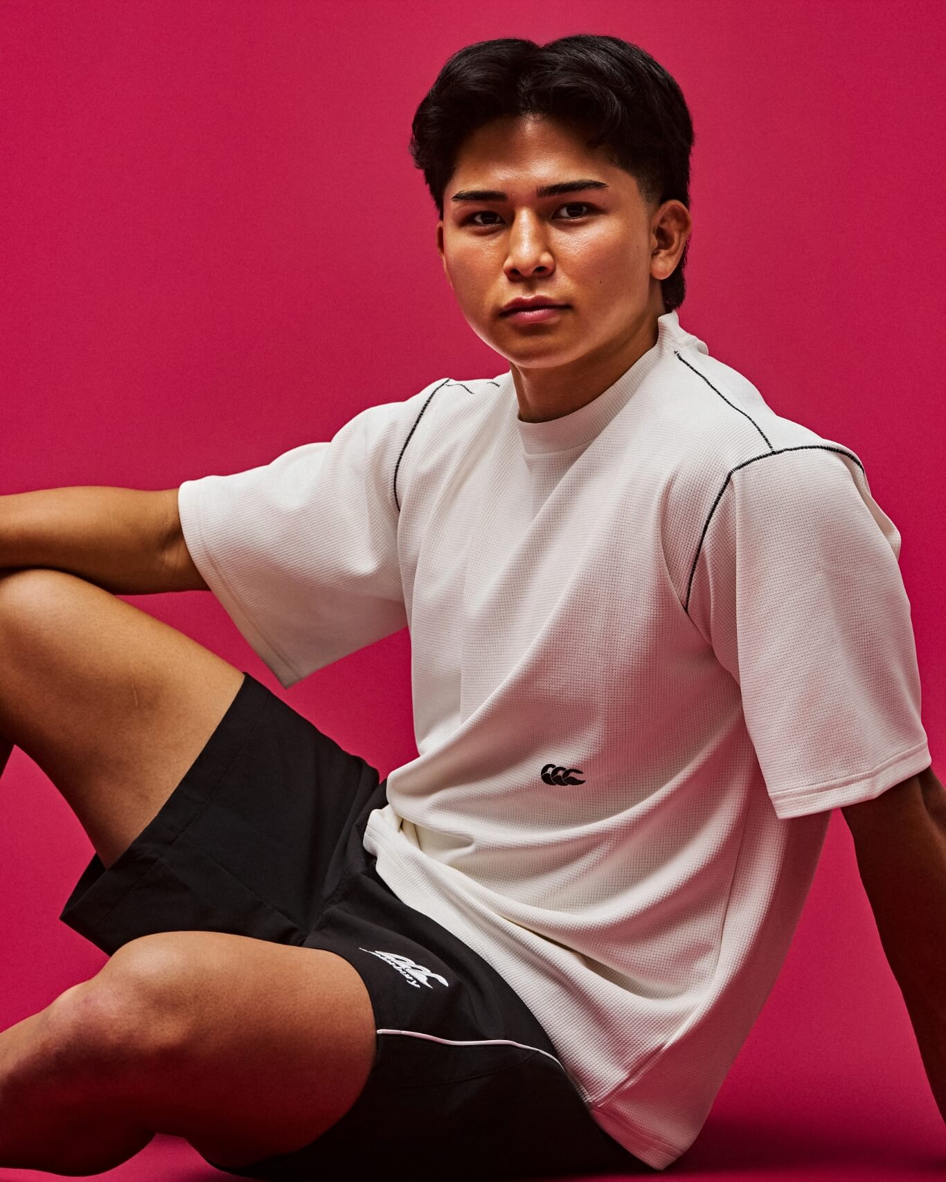 S/S SQUARE MESH TEE,D.A.F TEC X PRACTICE SHORTS