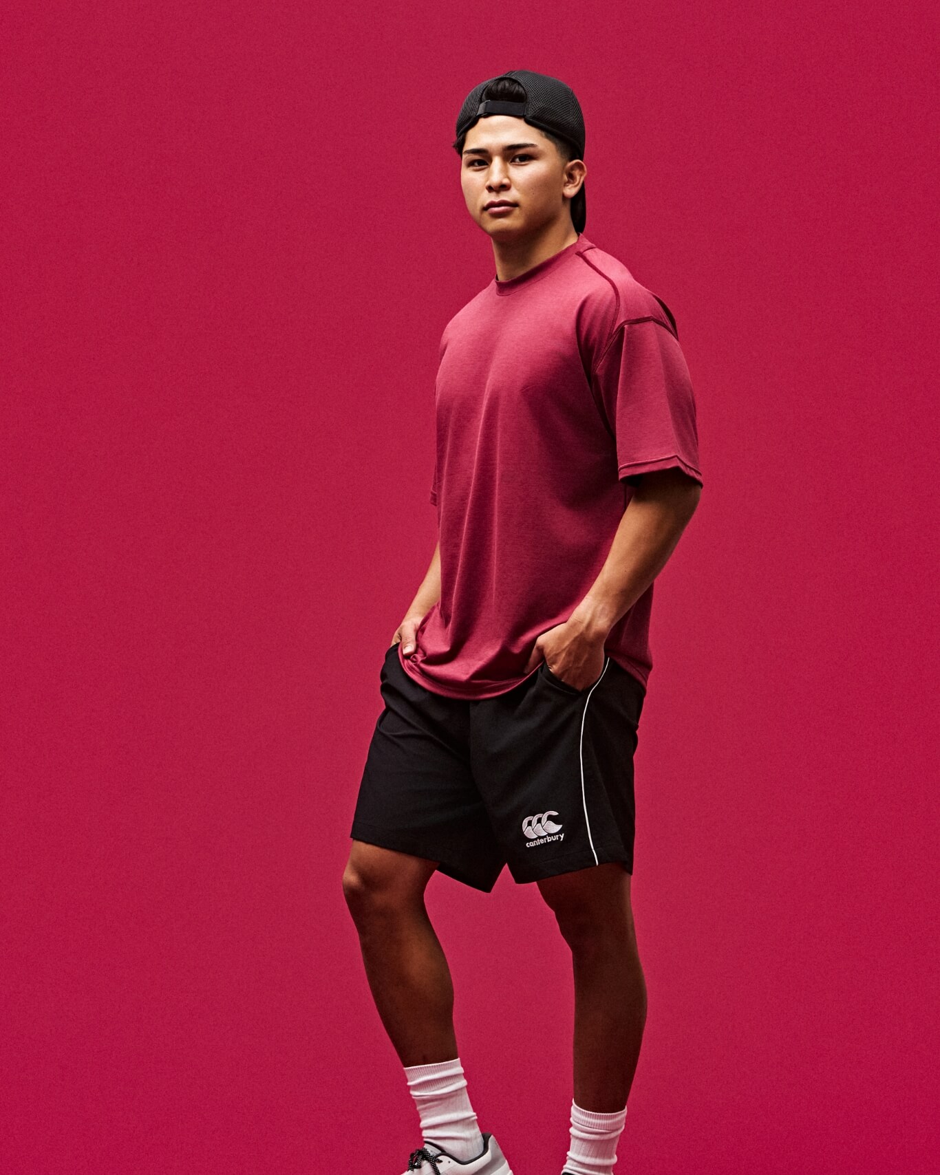 S/S EASE TEE,D.A.F TEC X PRACTICE SHORTS,DUAL WAVY CAP