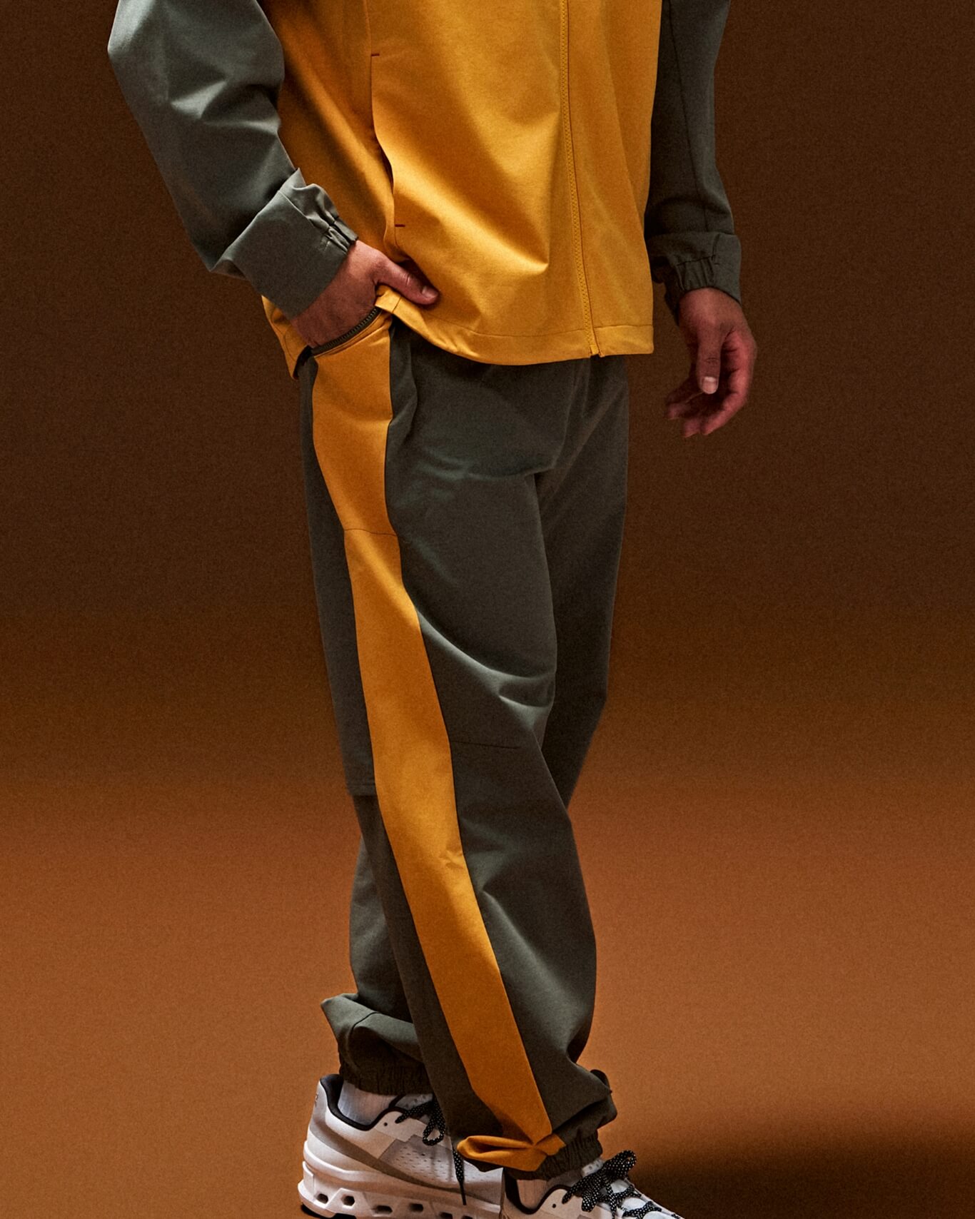 DUAL HOODY,L/S SQUARE MESH TEE,DUAL PANTS