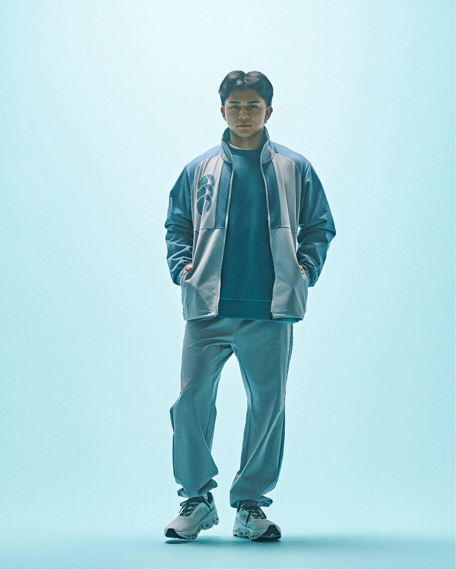 DRIVE ZIP UP,L/S SQUARE MESH TEE,DRIVE PANTS