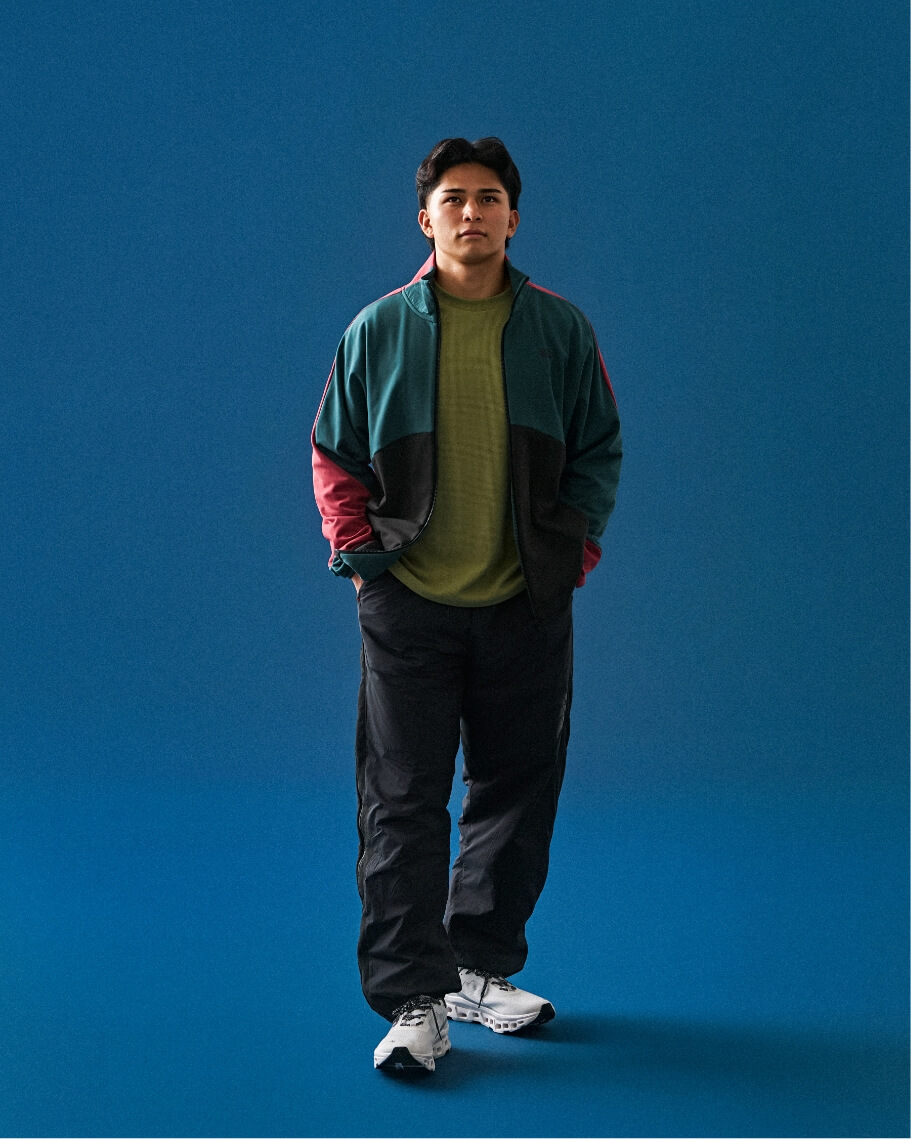 DRIVE ZIP UP,L/S SQUARE MESH TEE,DRIVE PANTS